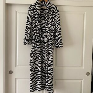 Charter Club Zebra Patterned Robe